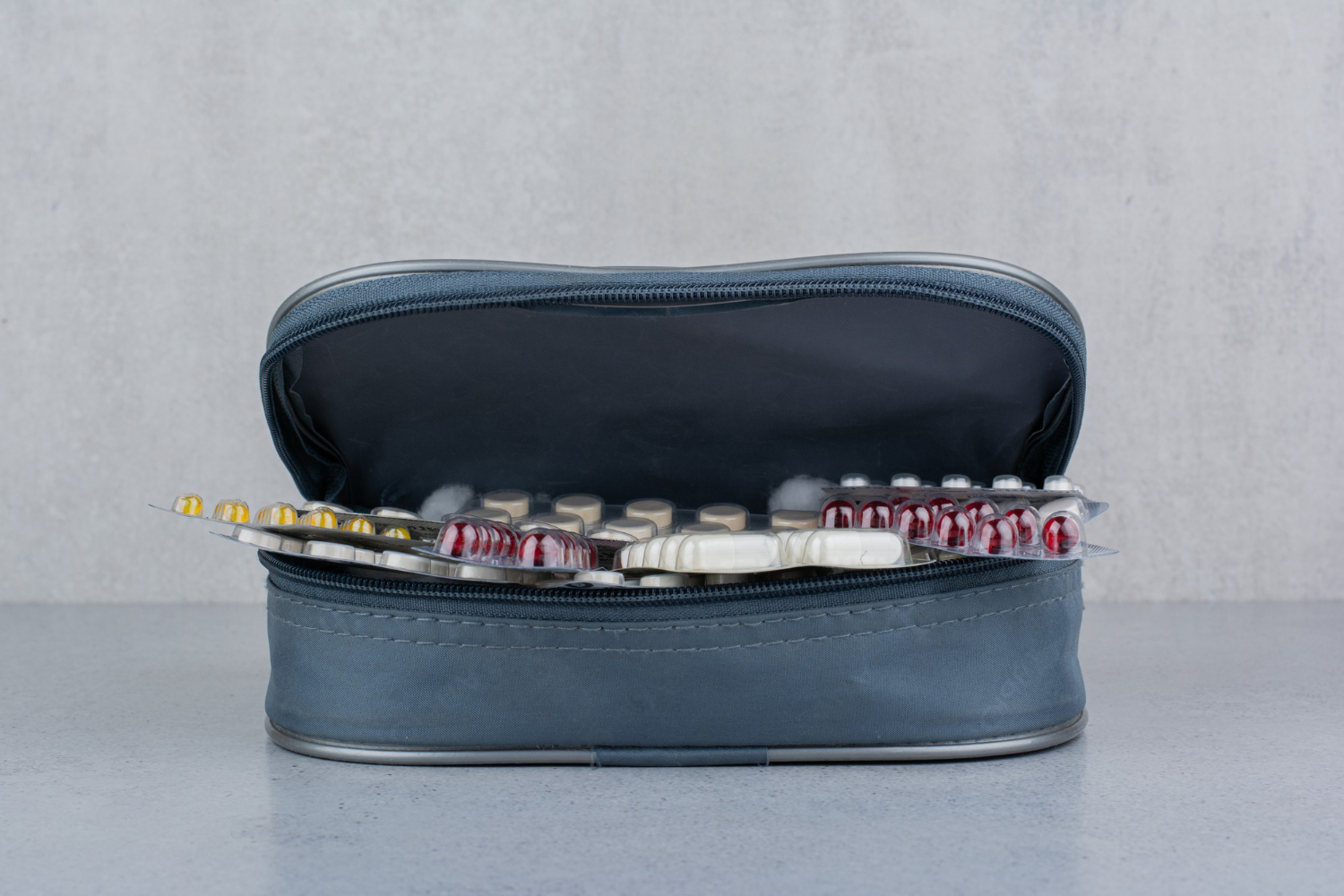 medication organizer travel bag
