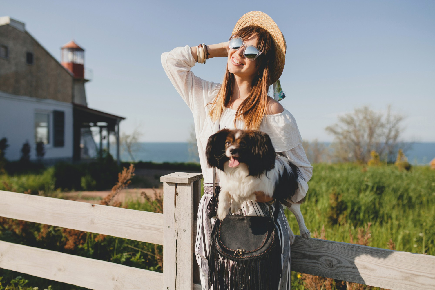 Traveler with Pet