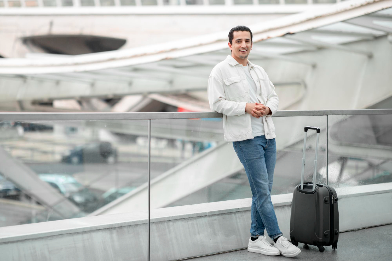 Airport terminal Traveler