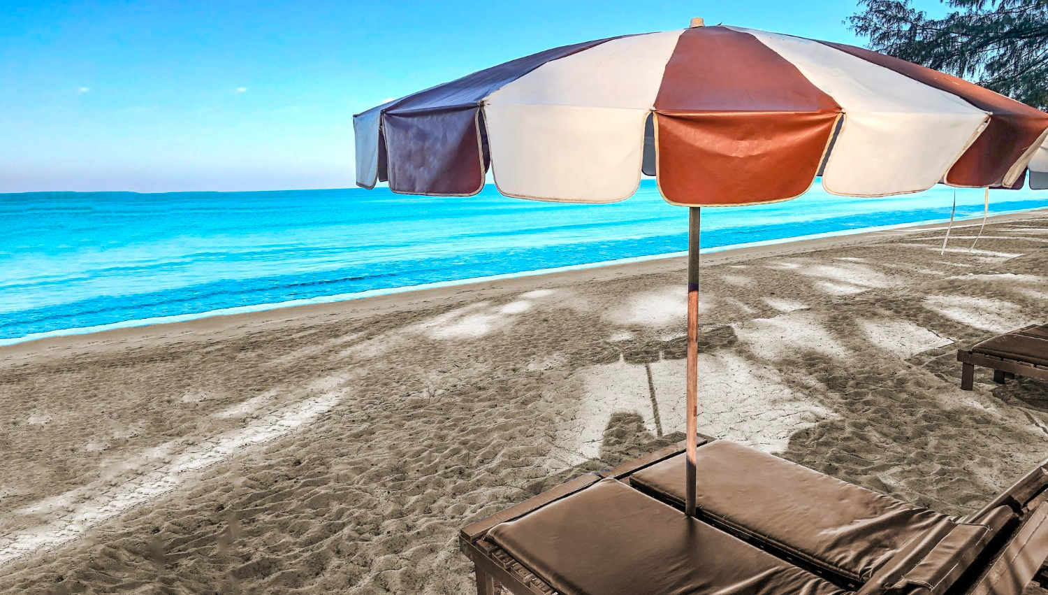 beach towels umbrellas