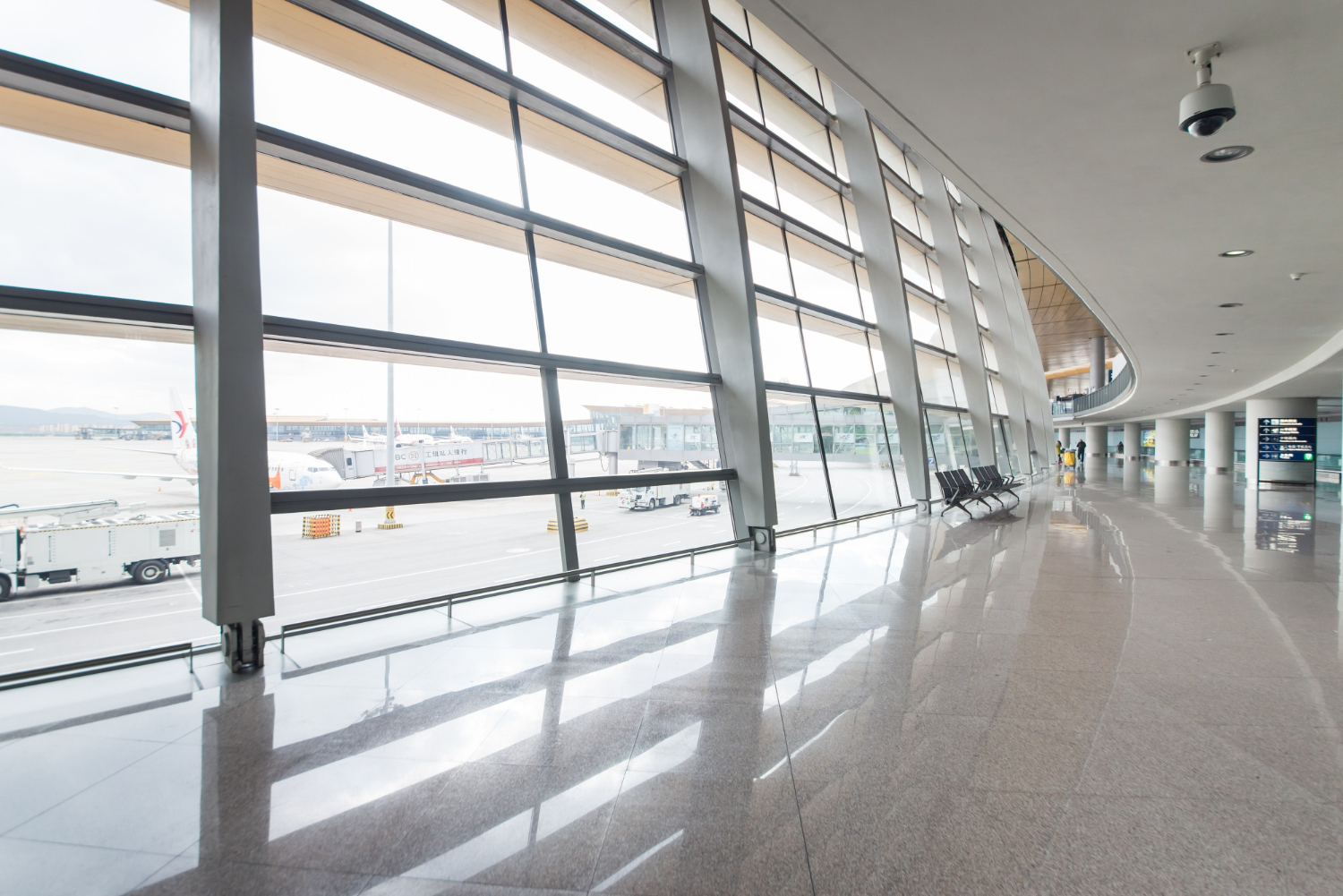 Traveler on Airport