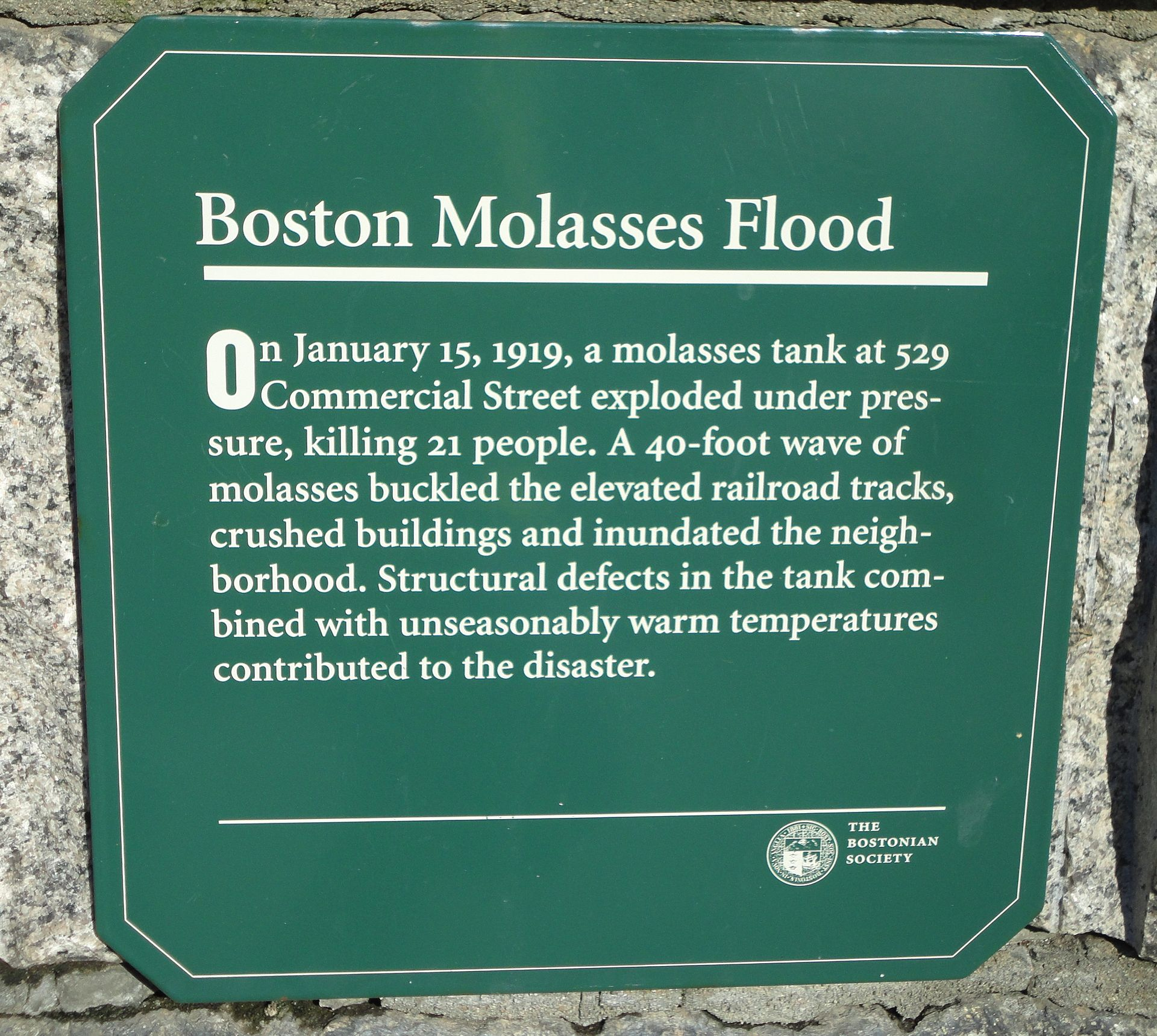 Great Molasses Flood Boston