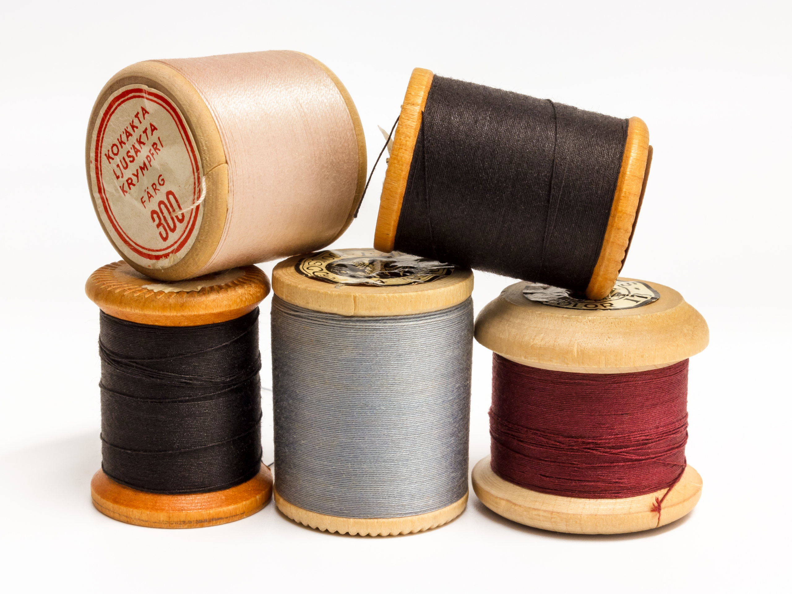 Wooden Thread Spools