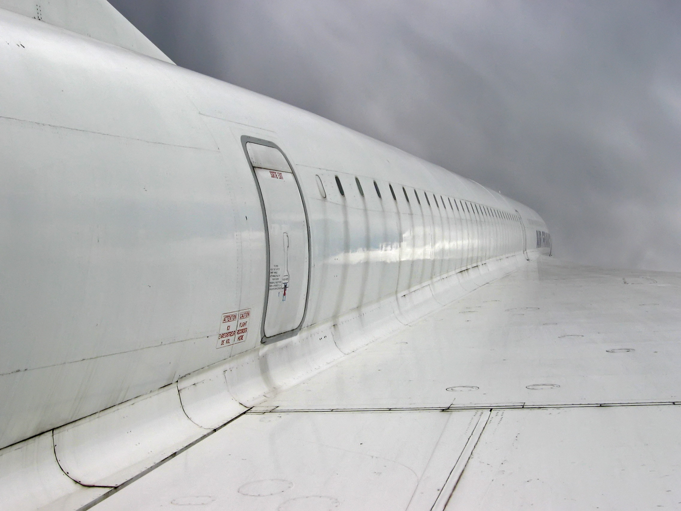 Concorde supersonic aircraft