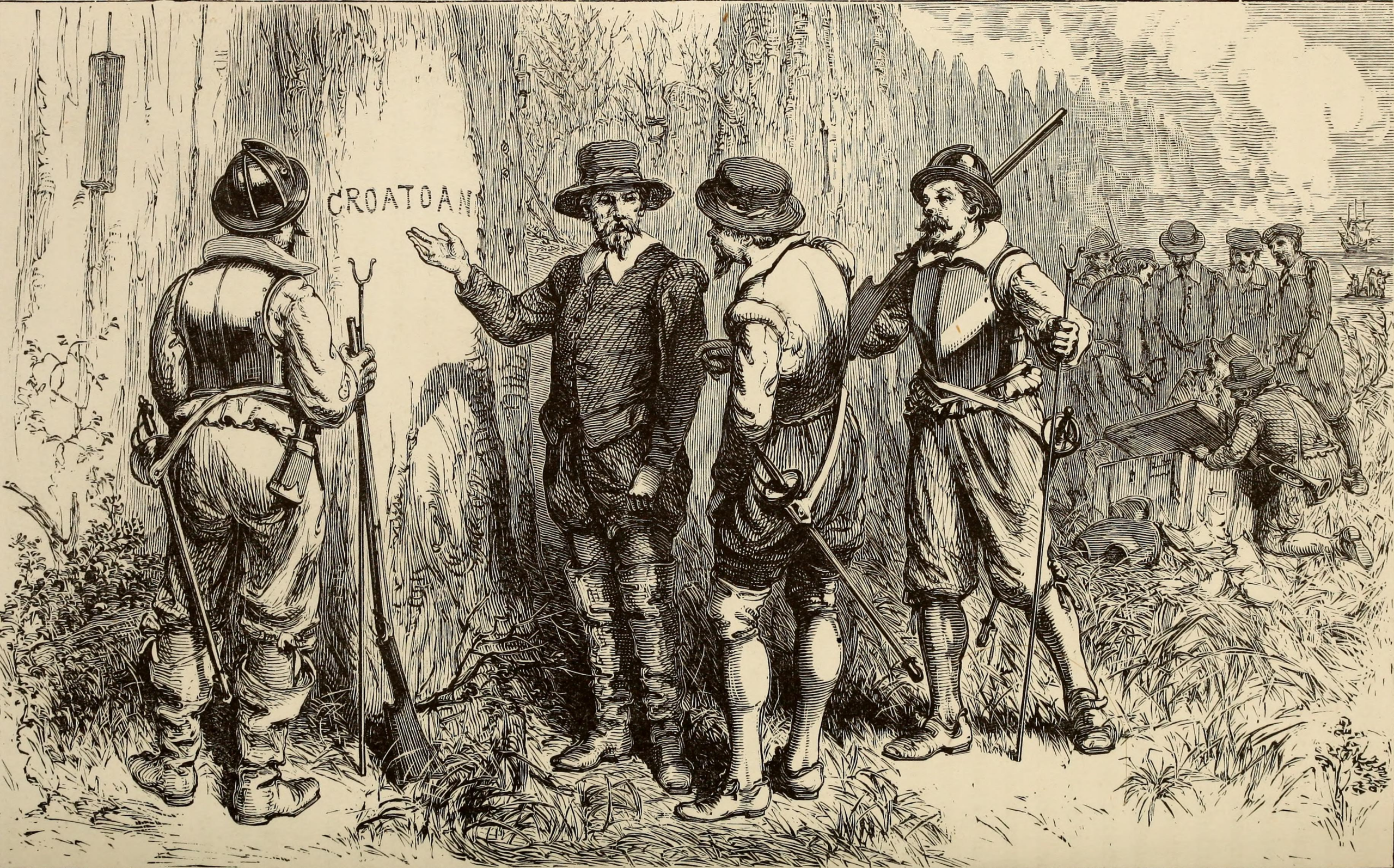 Roanoke colony Croatoan