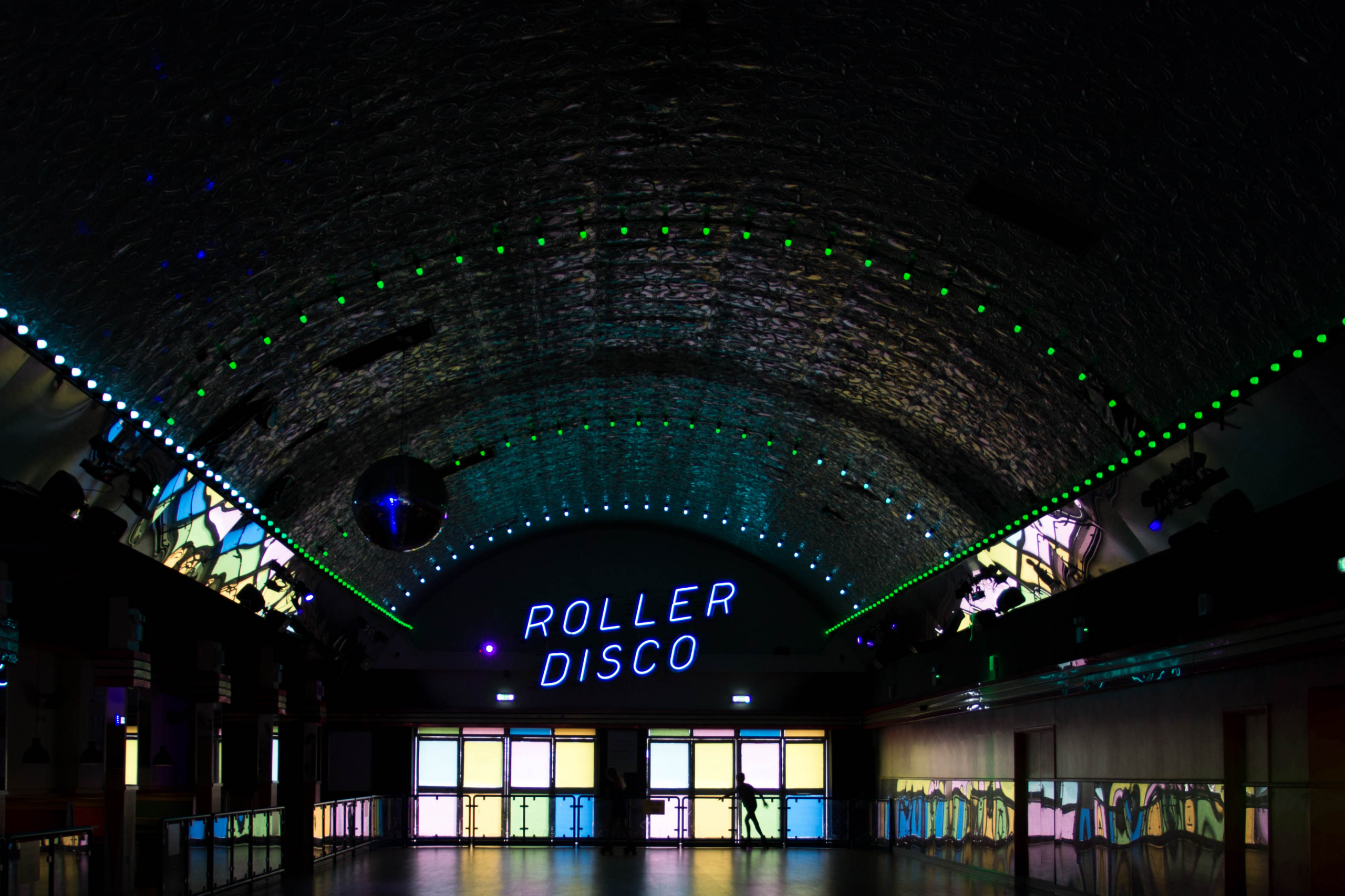 empty roller rink 