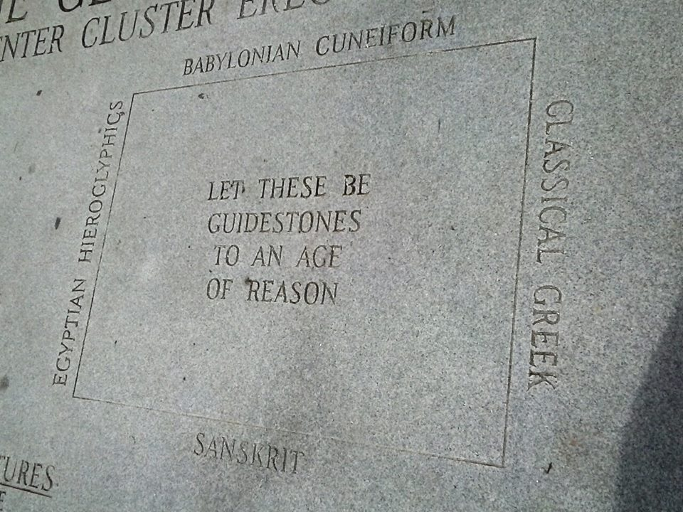 Georgia Guidestones granite monument