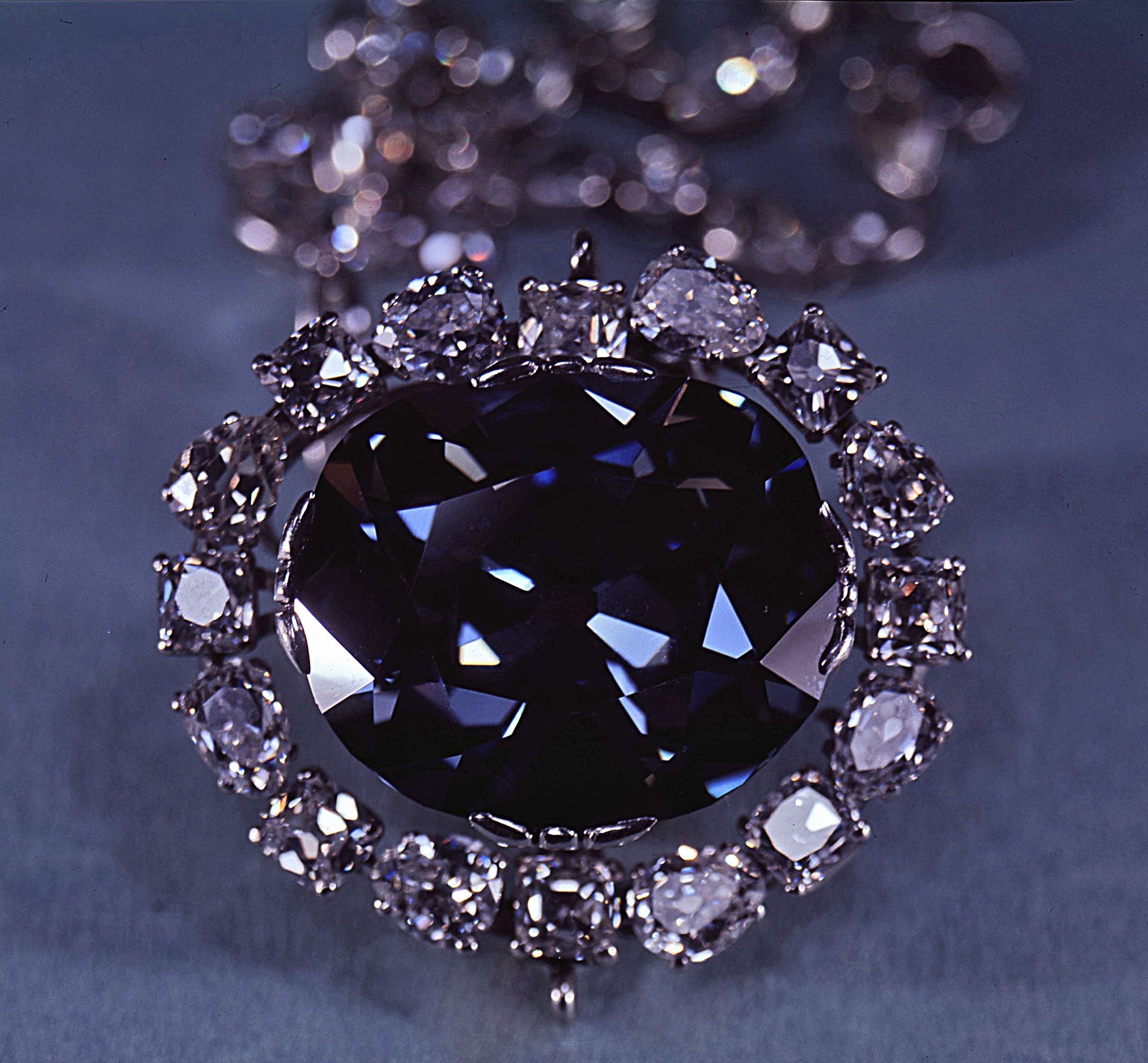 Hope Diamond blue