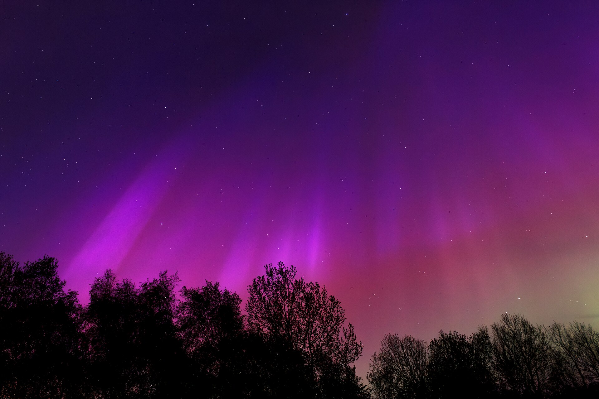 aurora borealis night sky