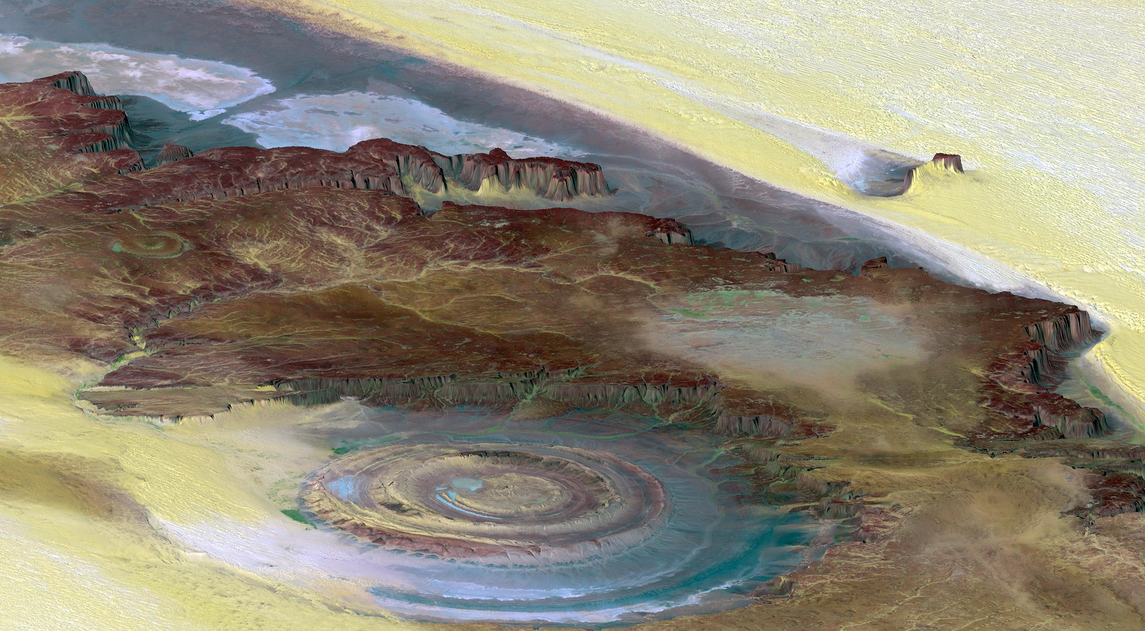 Richat Structure Eye