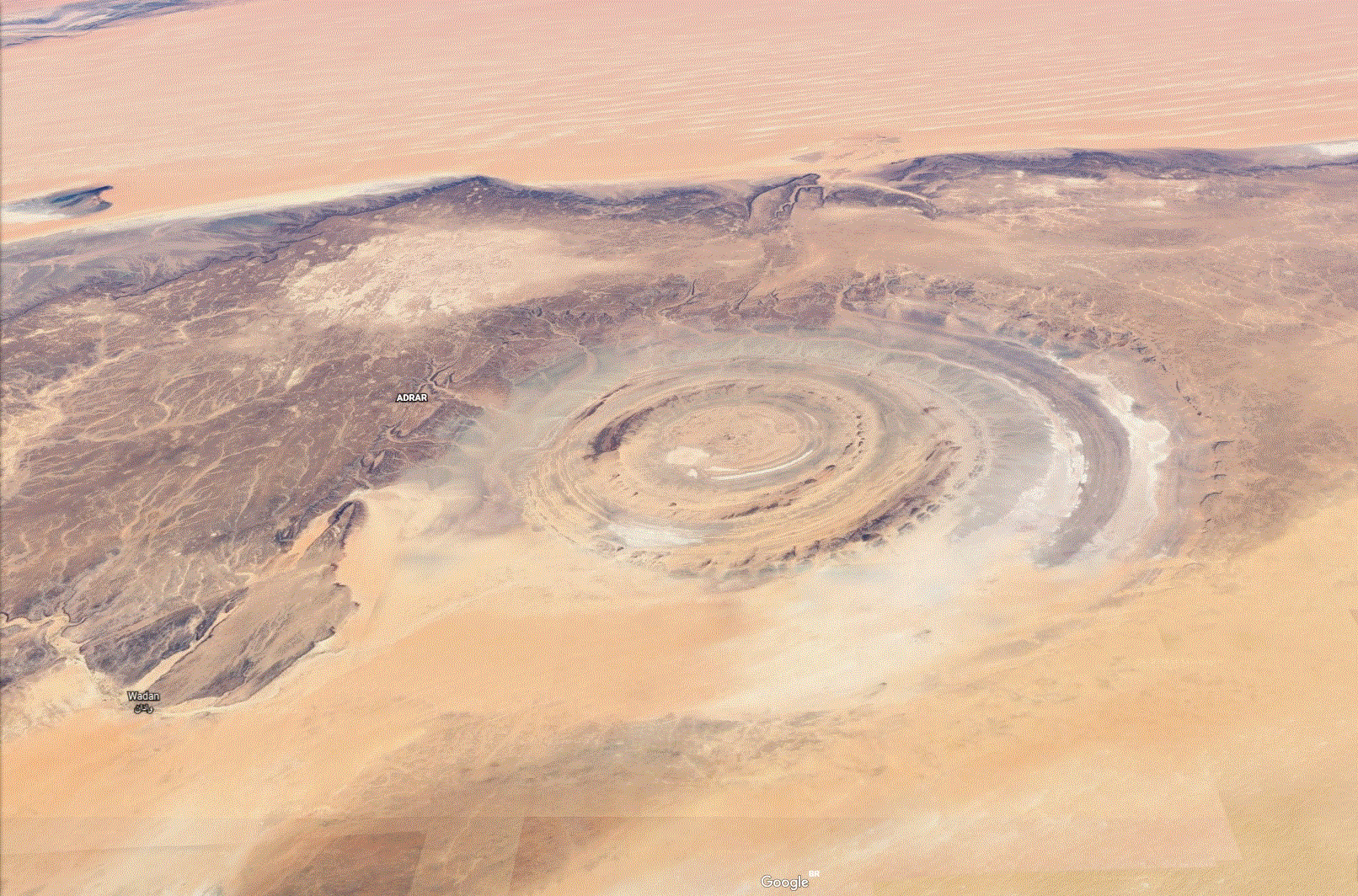 Richat Structure Eye
