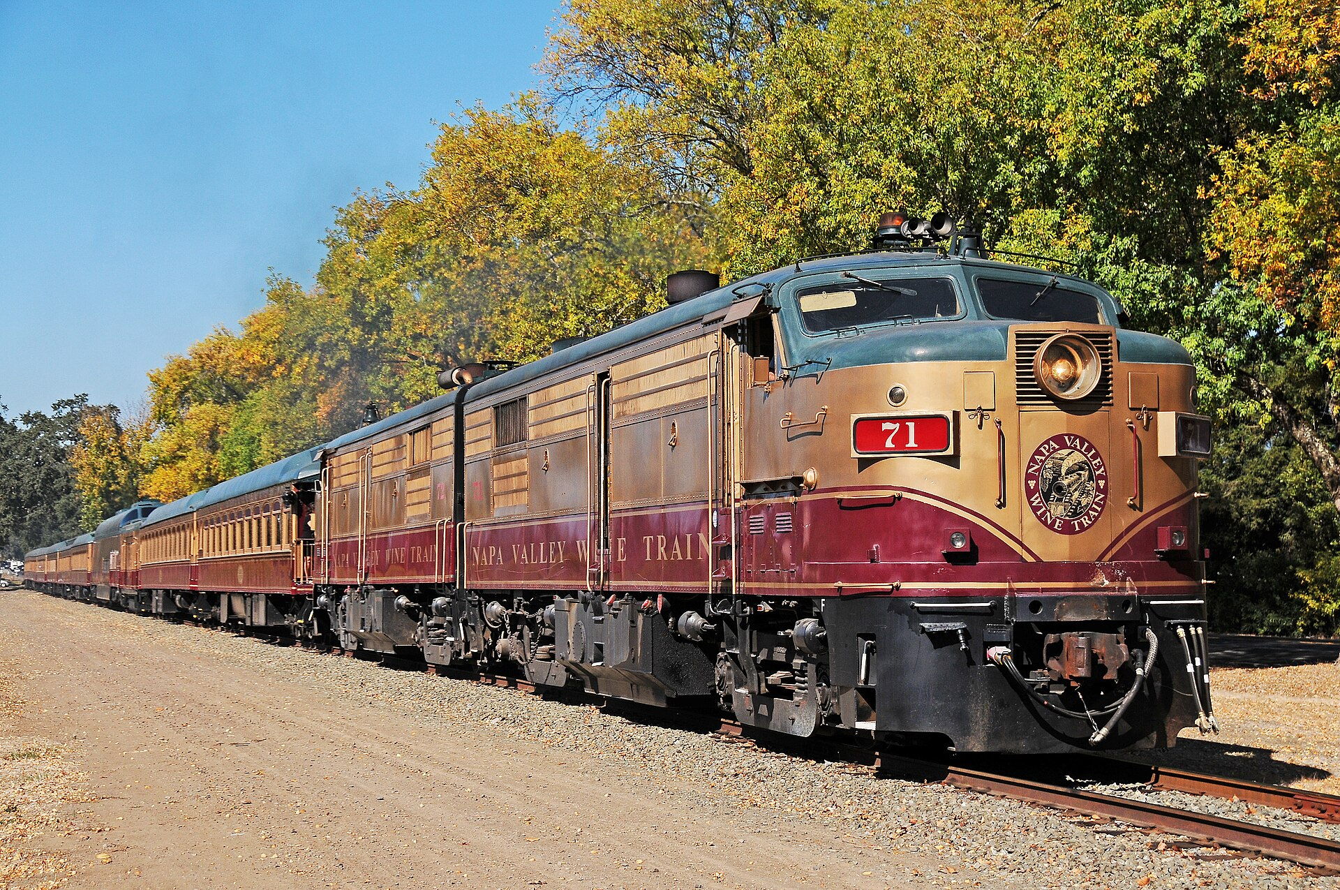 The Napa Valley Wine Train, California