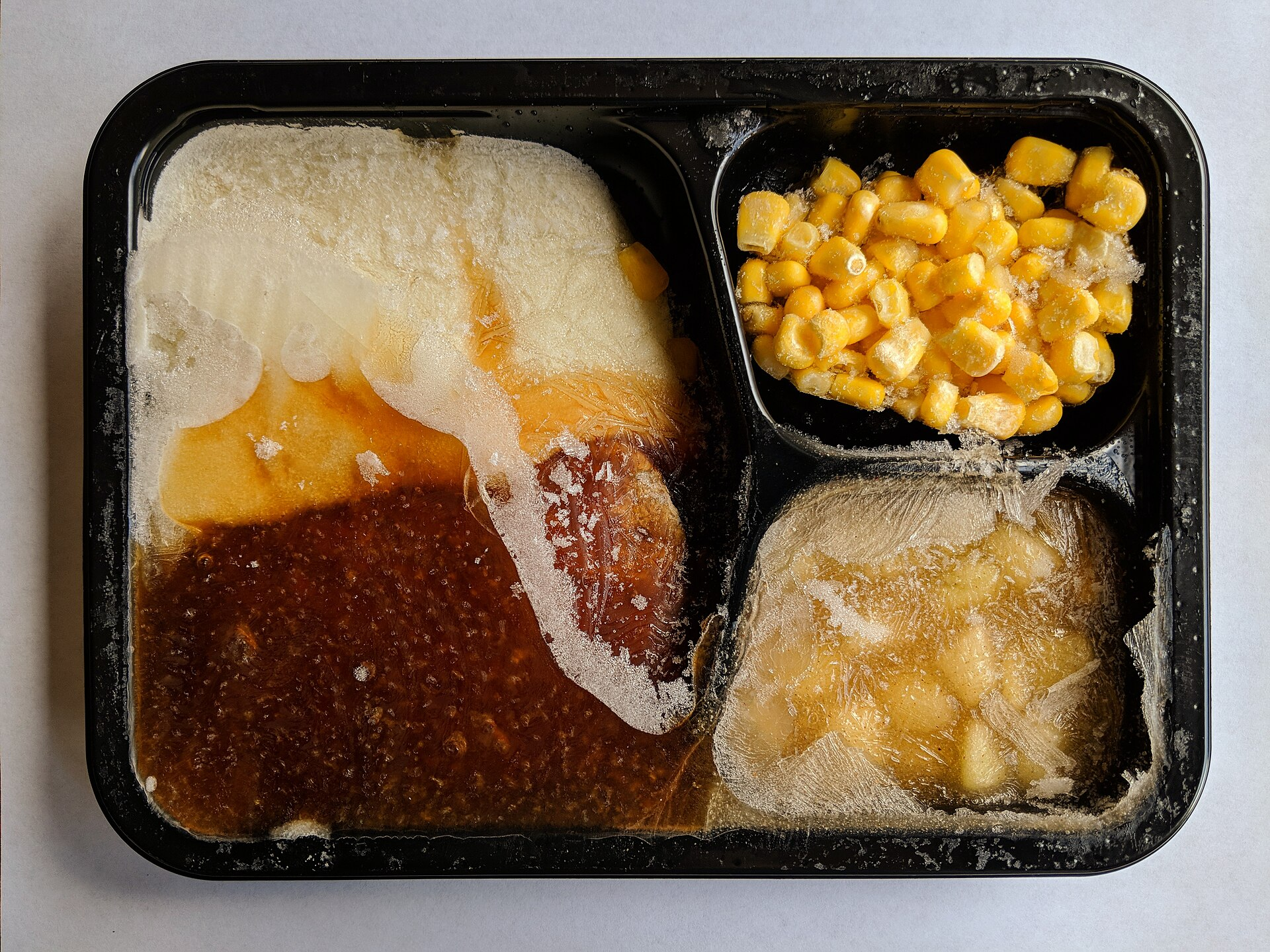 frozen TV dinner