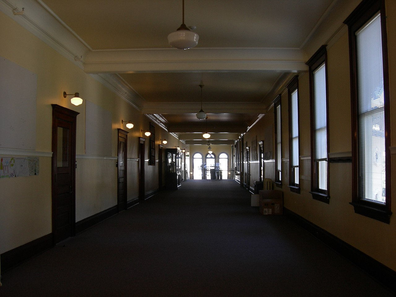 School Hallway
