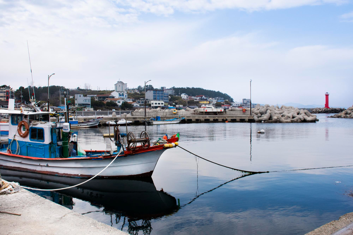 fishing harbour boats