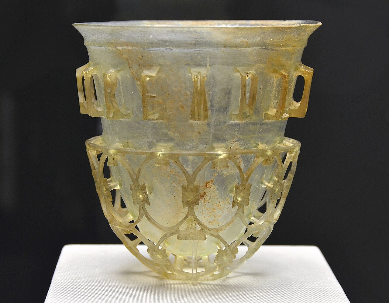 Roman glass vessel