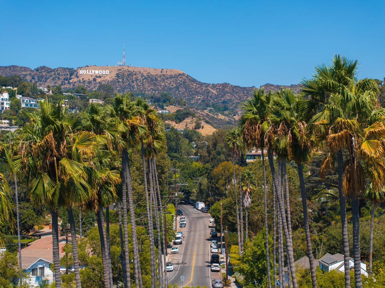 Hollywood Sign Mount Lee