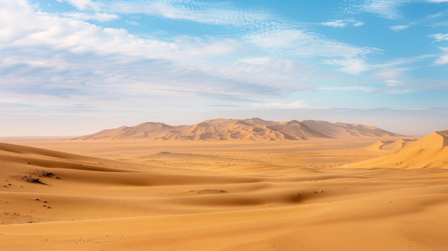 Desert dunes landscape