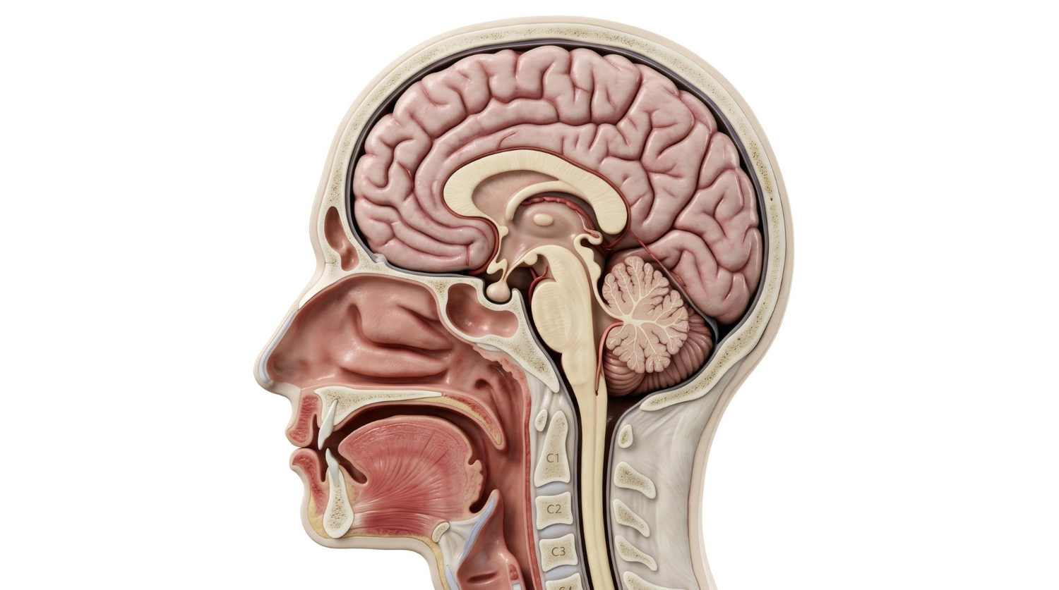 human brain diagram