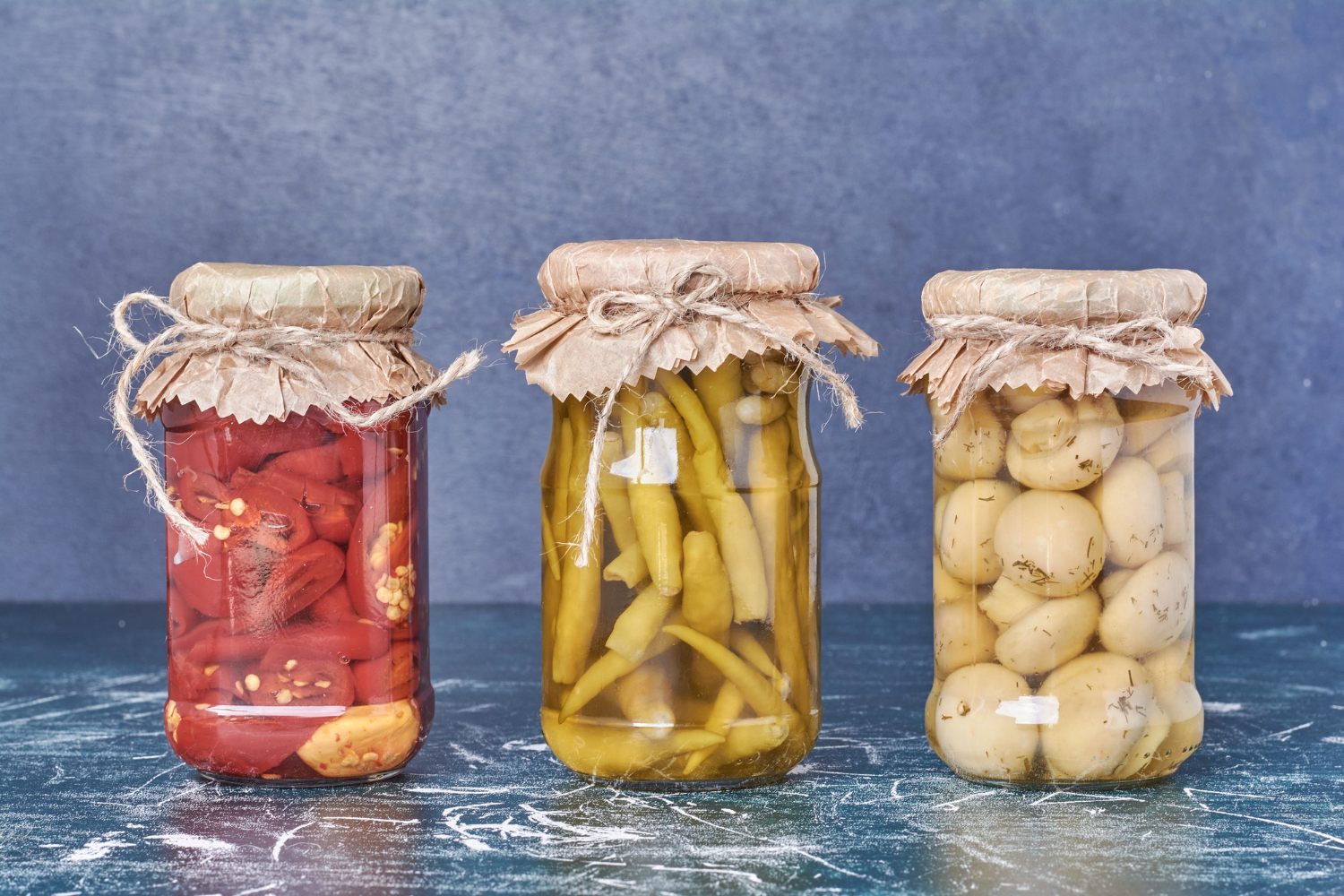 preserved fruit jars