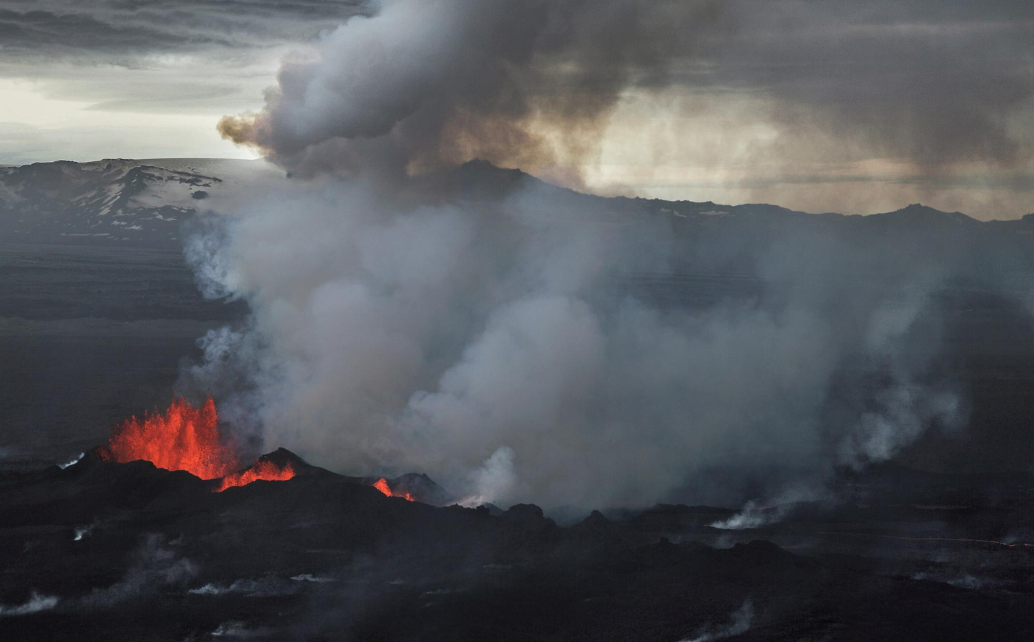 volcanic eruption