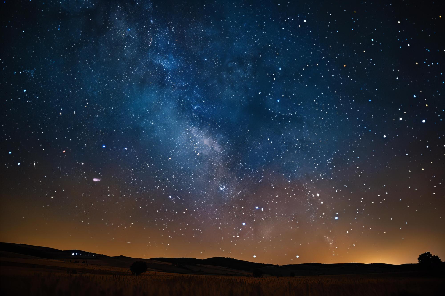 starry night sky