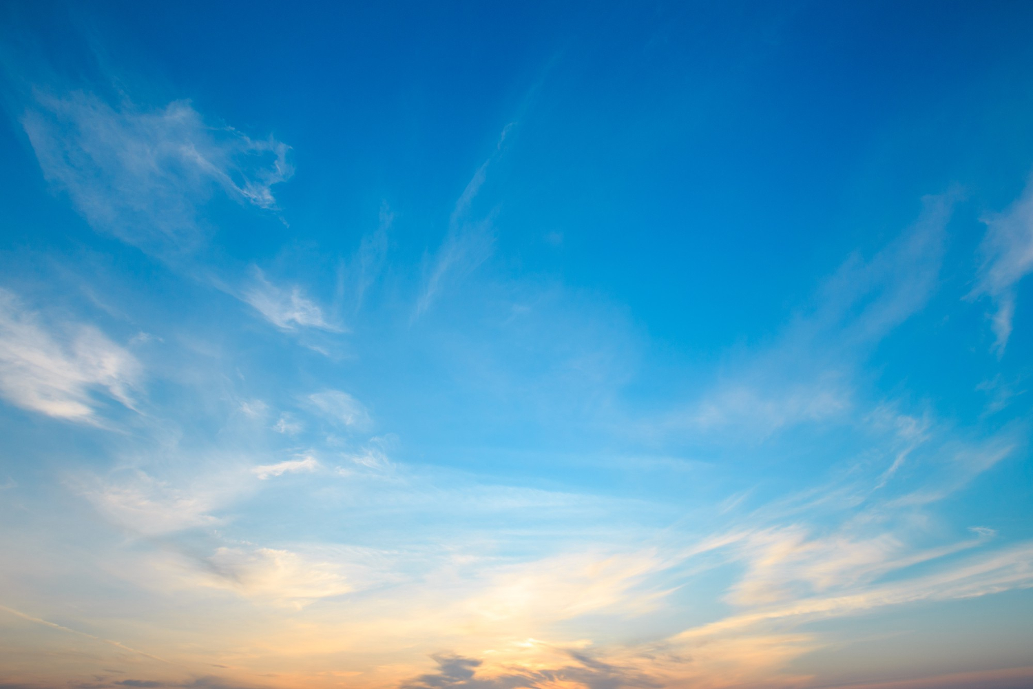 blue sky clouds