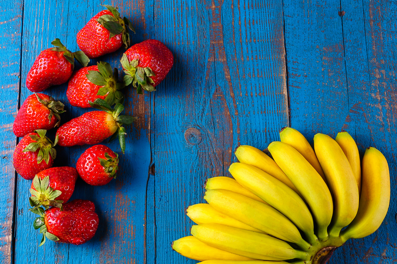 Bananas Strawberries