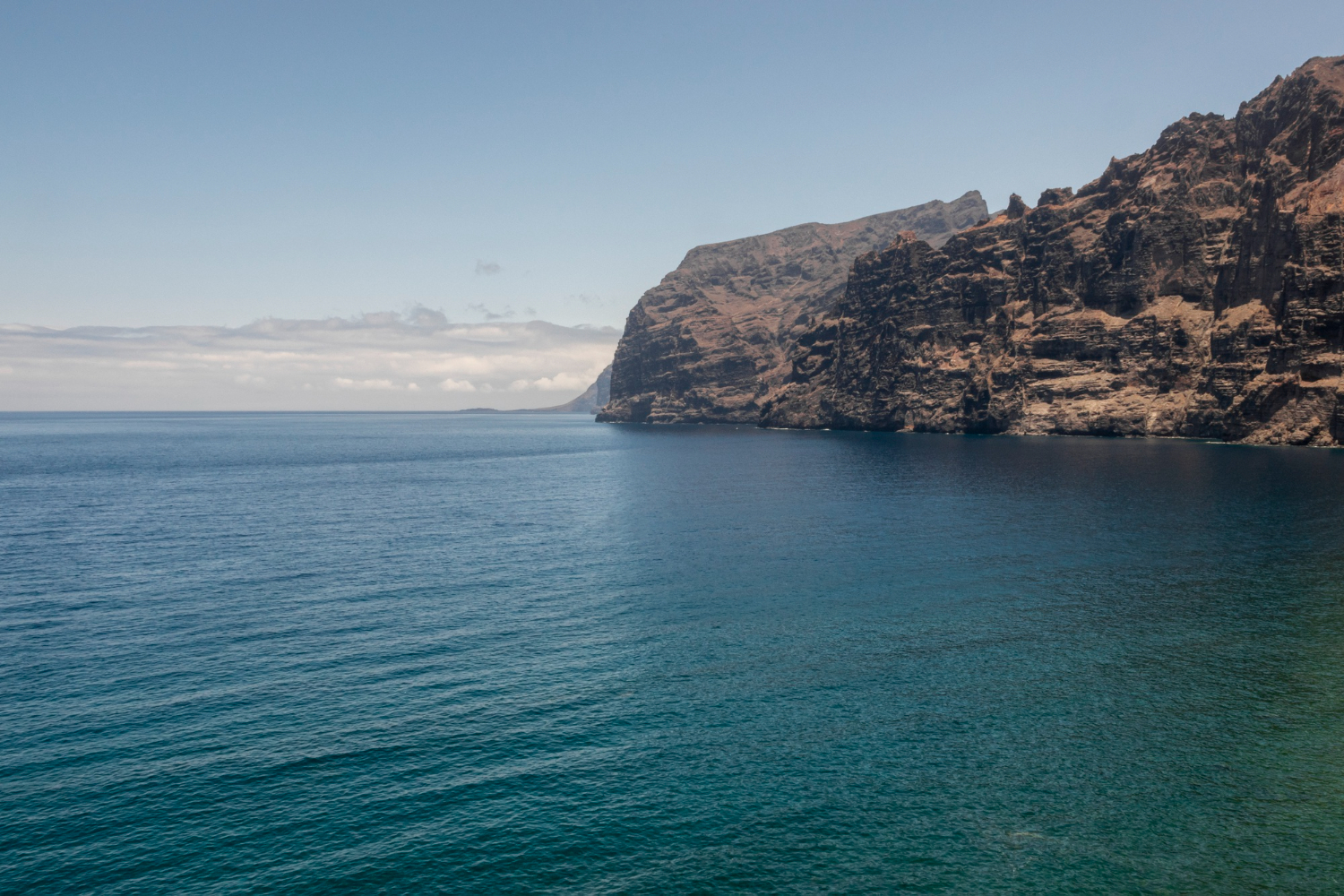 coastal bay cliffs sea