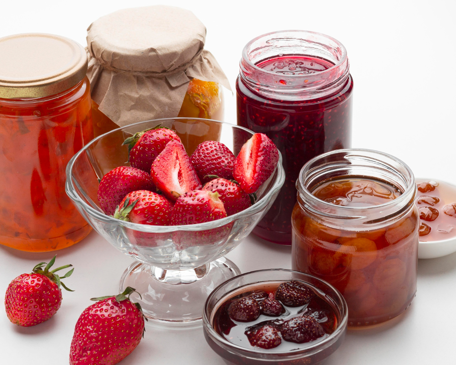 preserved fruit jars