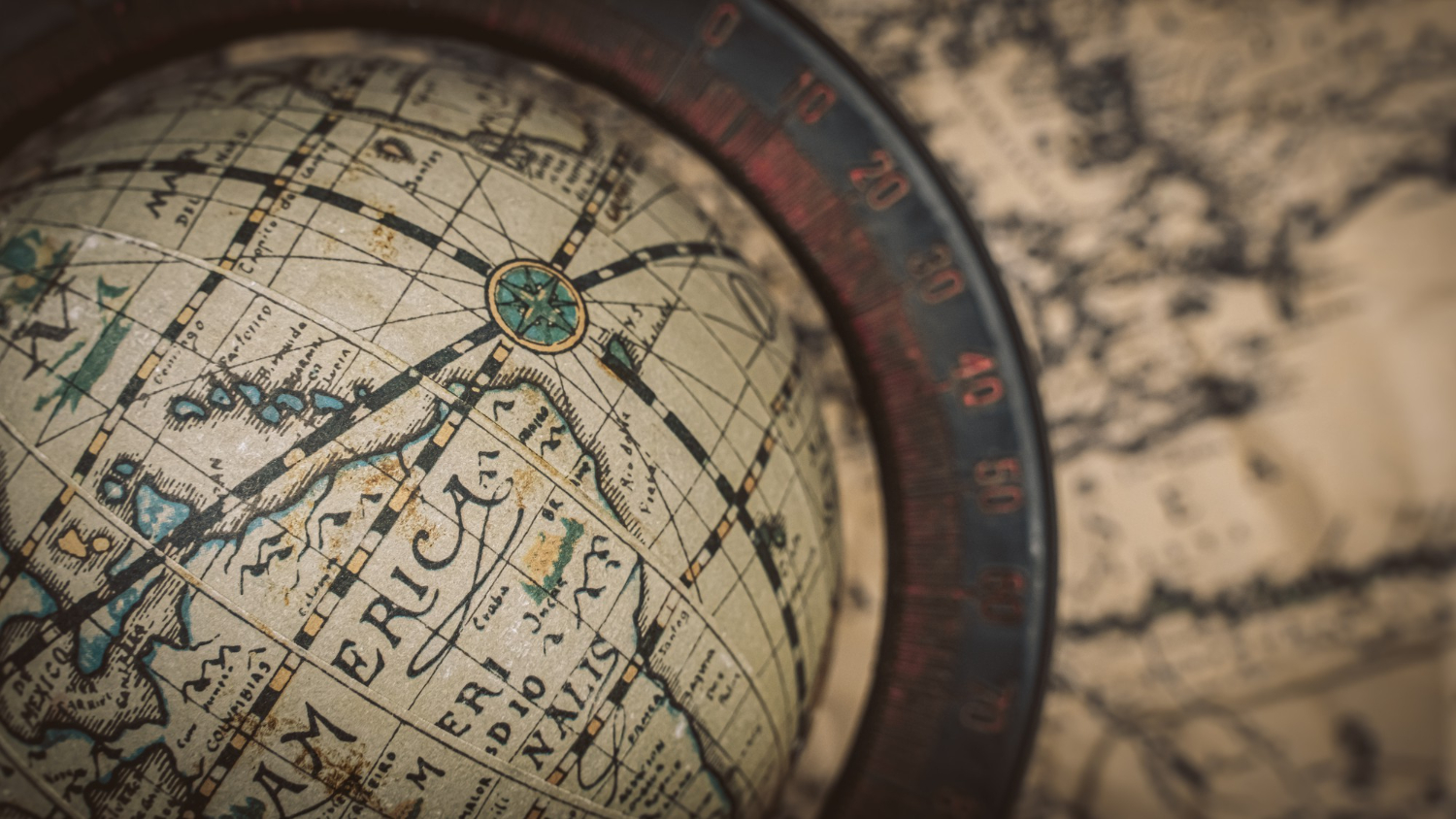antique world map 