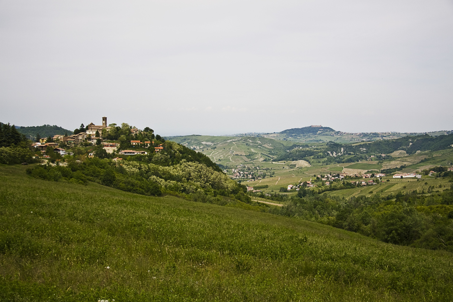 hilltop village stone houses