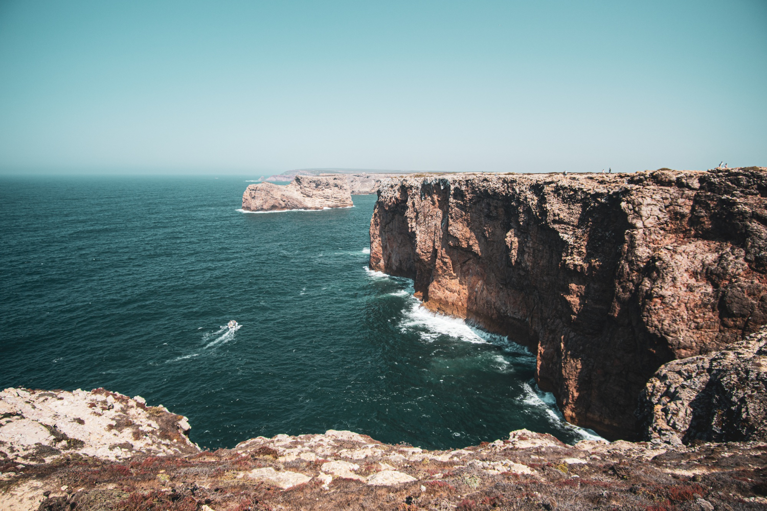 coastal bay cliffs sea