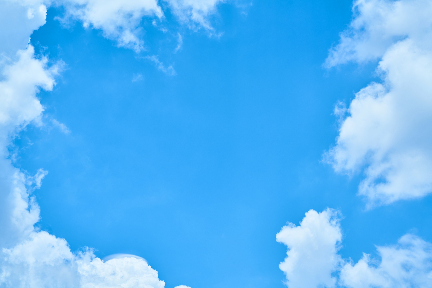 blue sky clouds