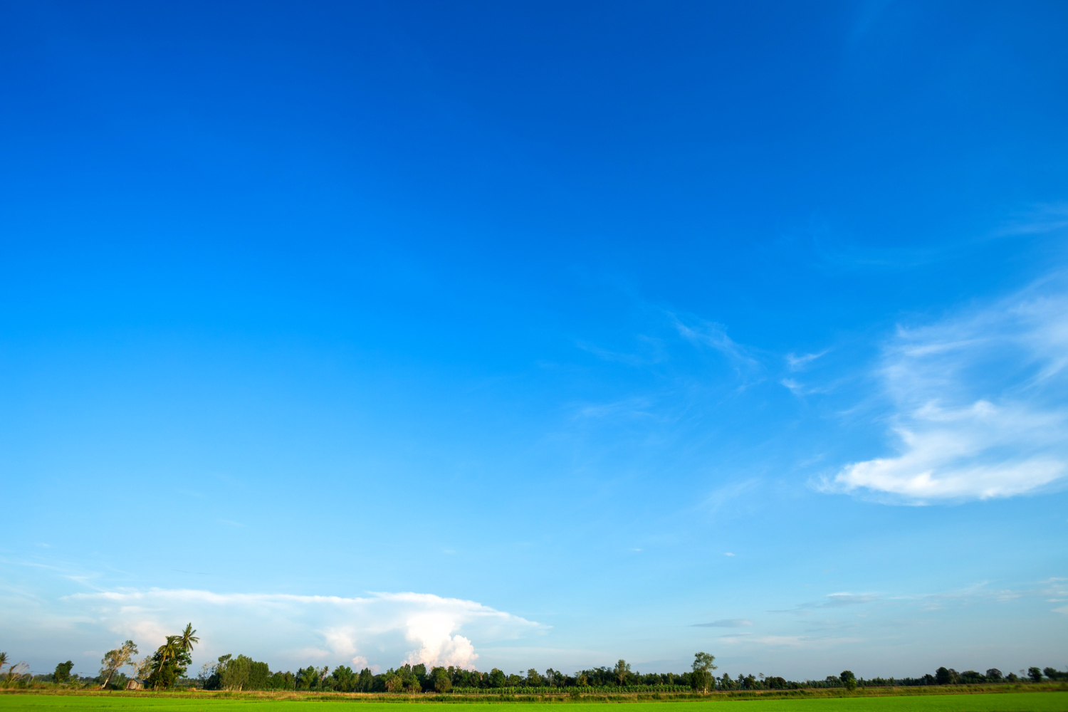 blue sky clouds