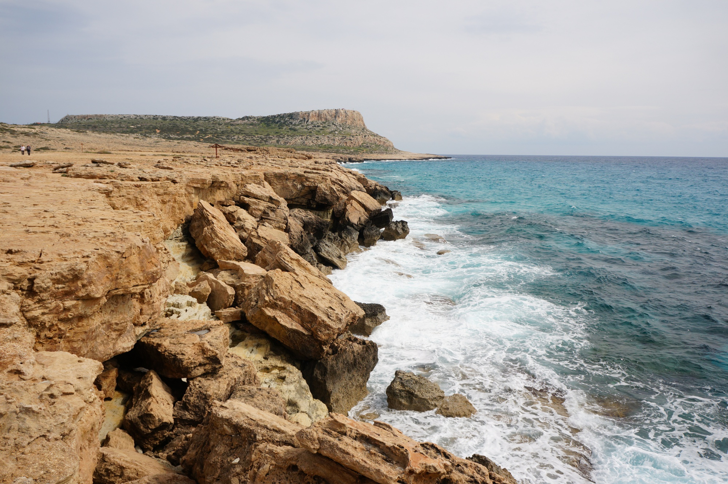 coastal bay cliffs sea