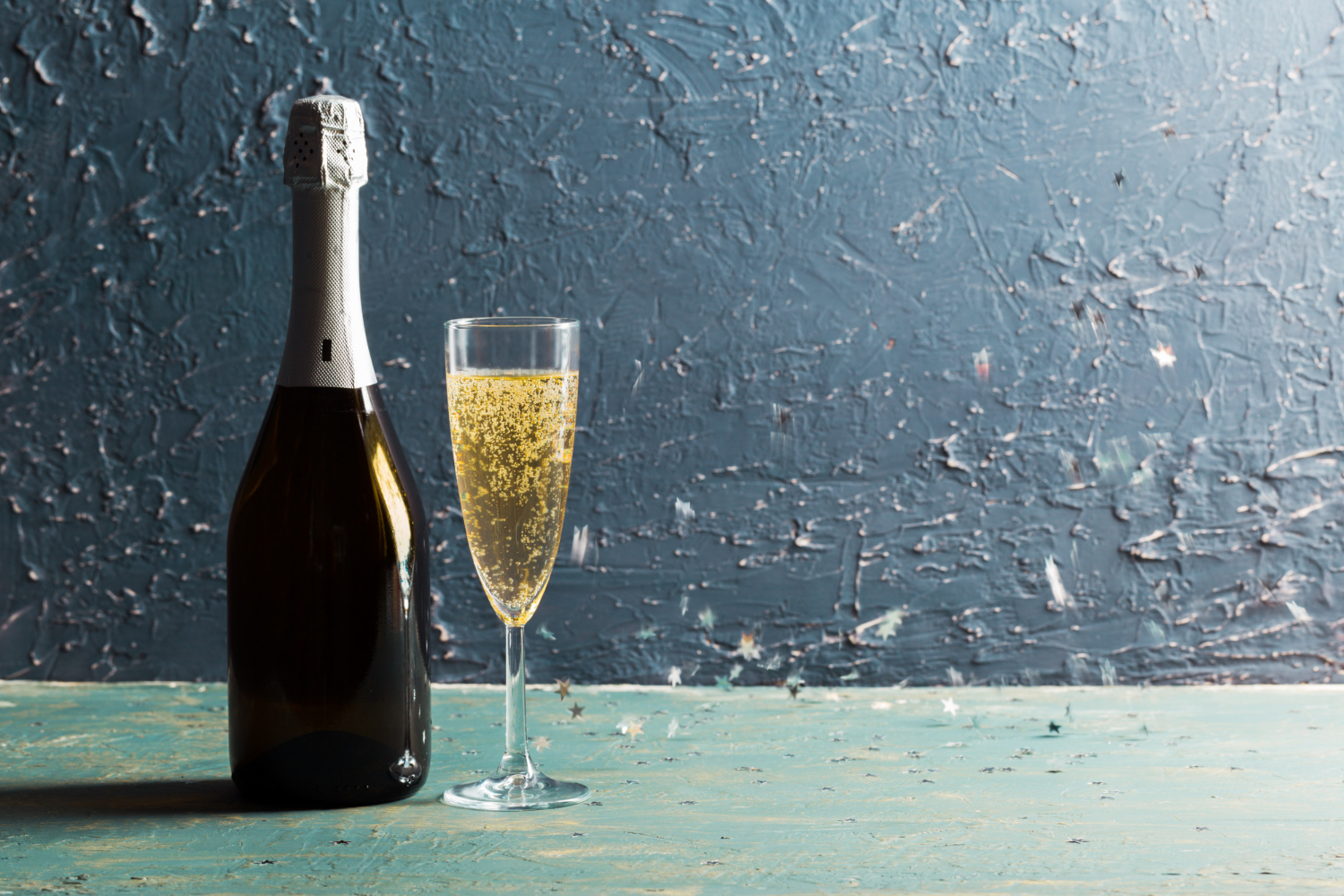 Champagne bottle