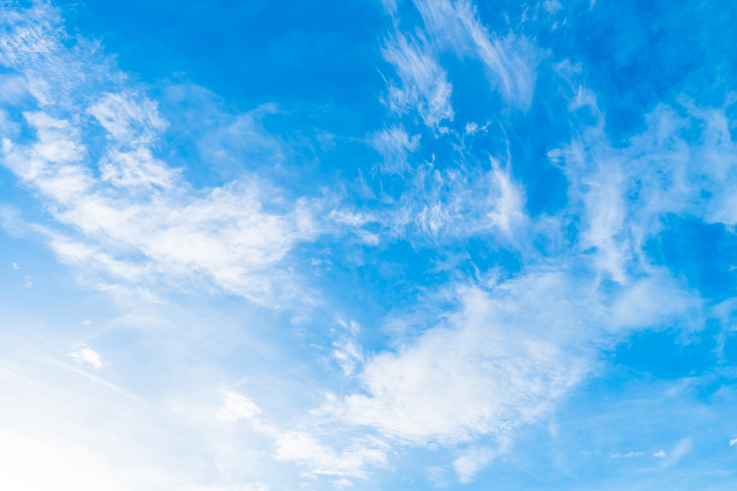 blue sky clouds