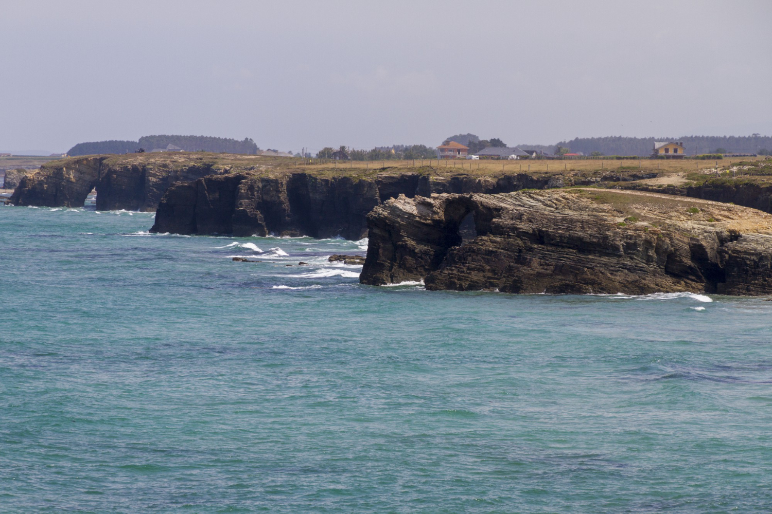 coastal bay cliffs sea