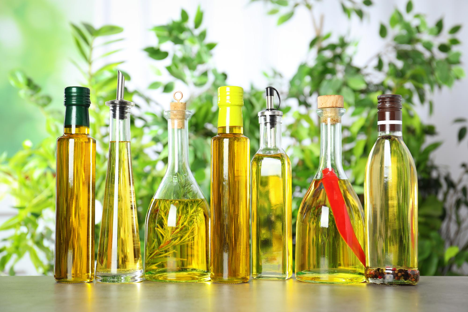 cooking oils bottles