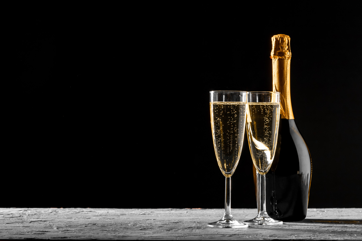 Champagne bottle