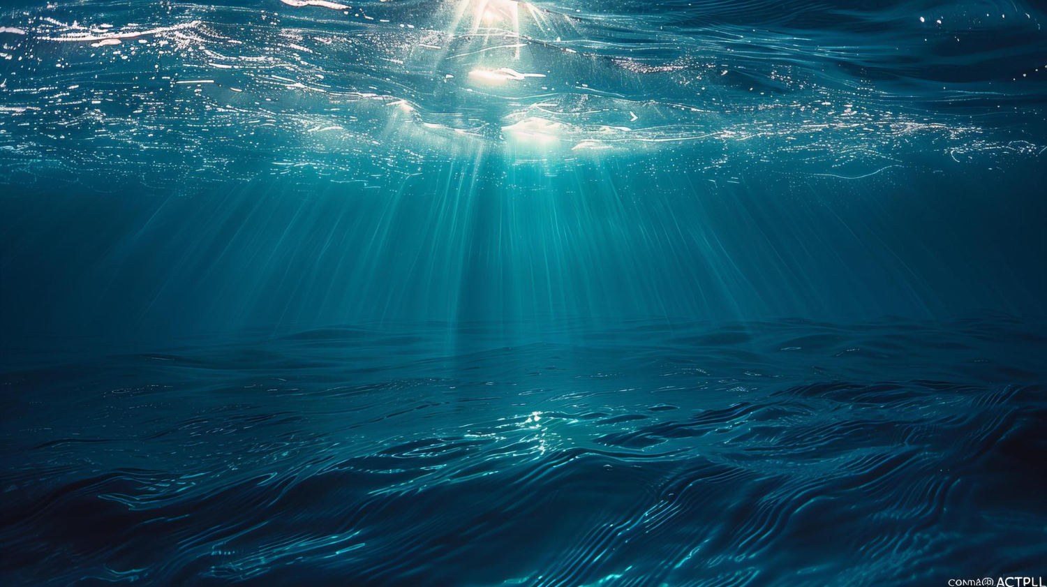 deep ocean water blue