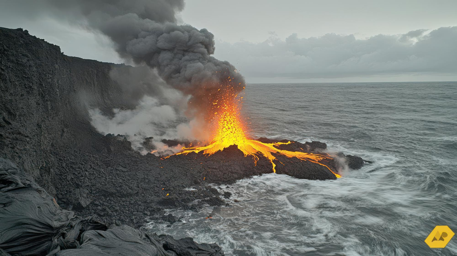 volcanic eruption