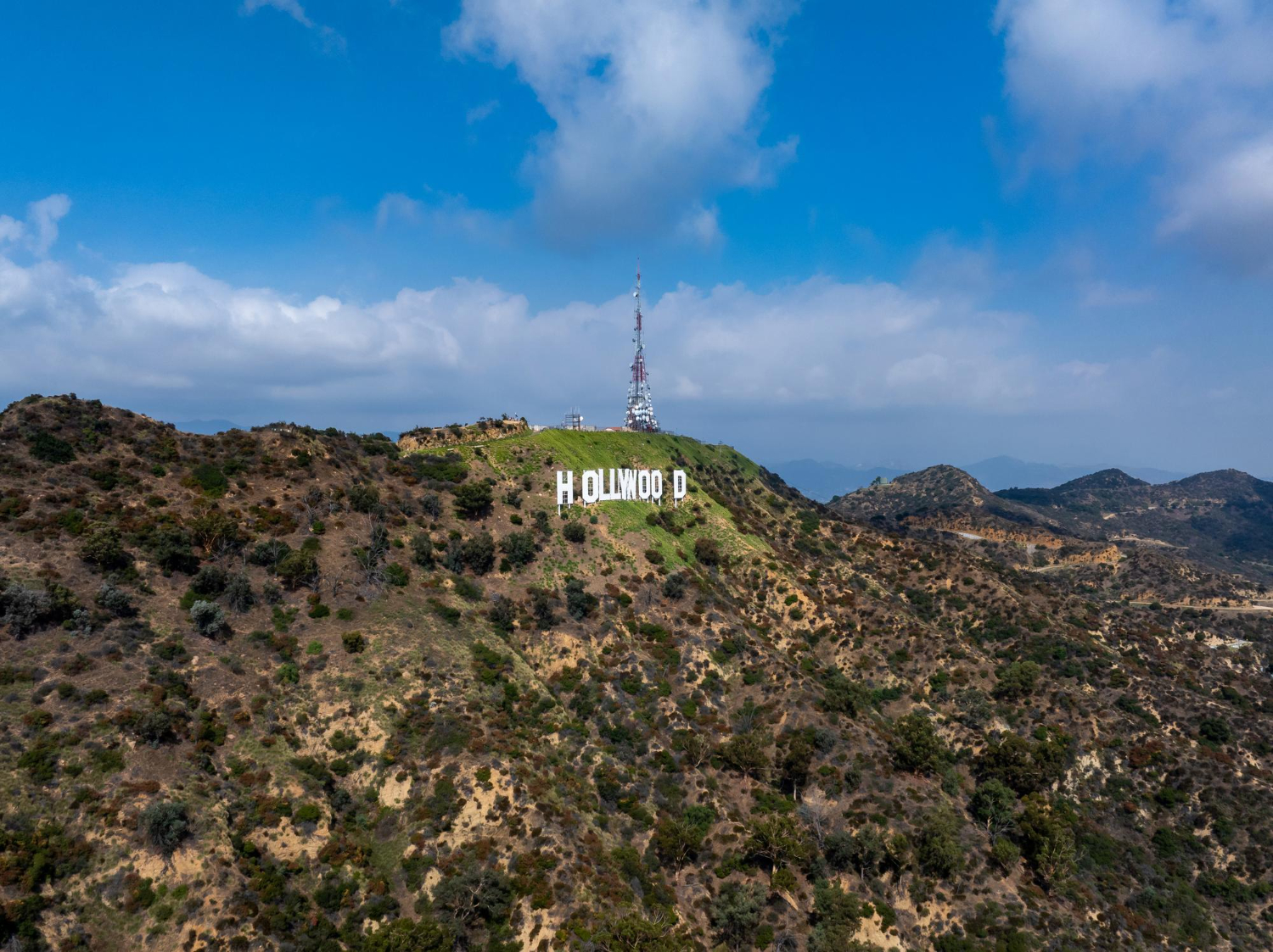 Hollywood Sign Mount Lee