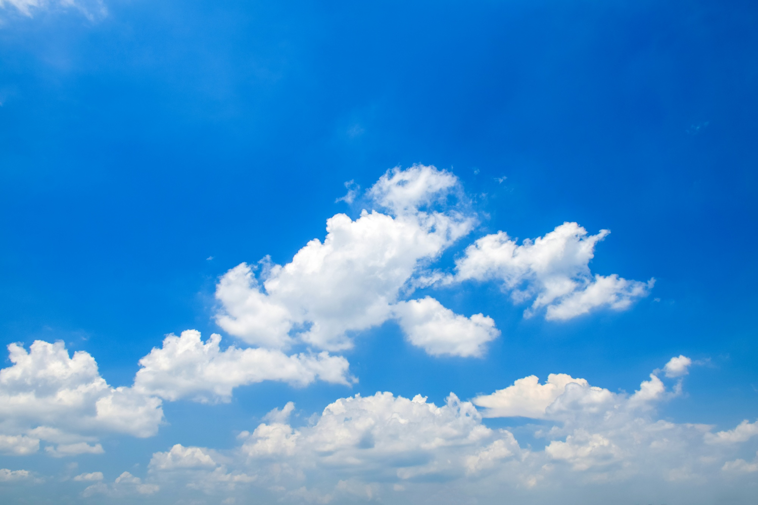 blue sky clouds