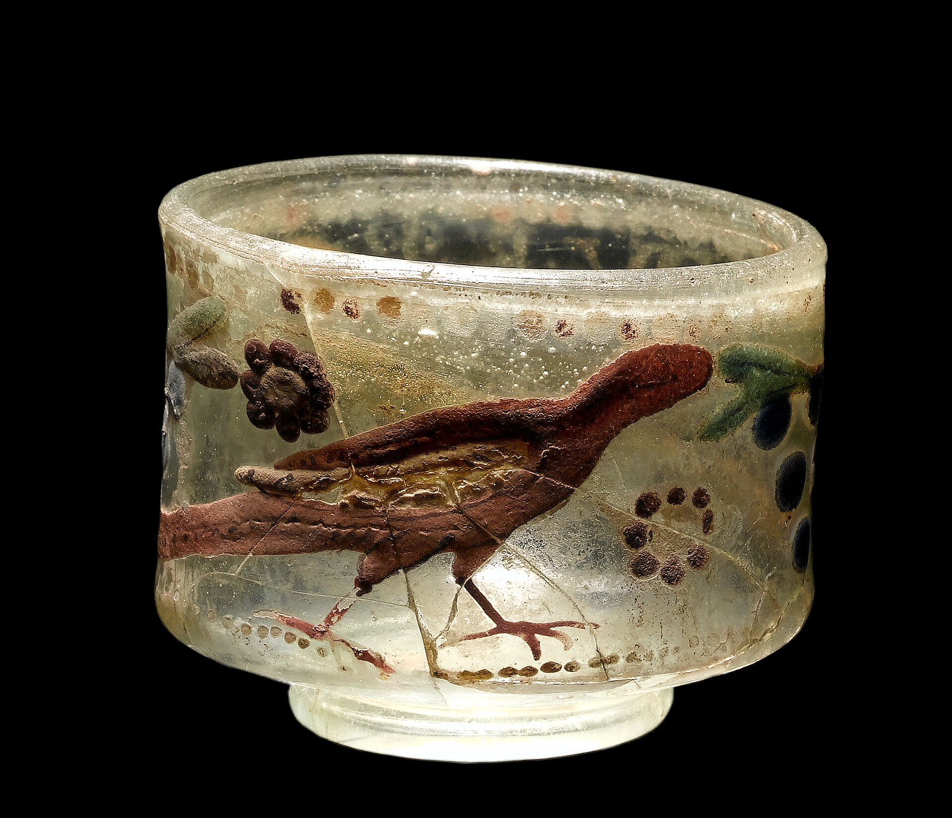 Roman glass vessel