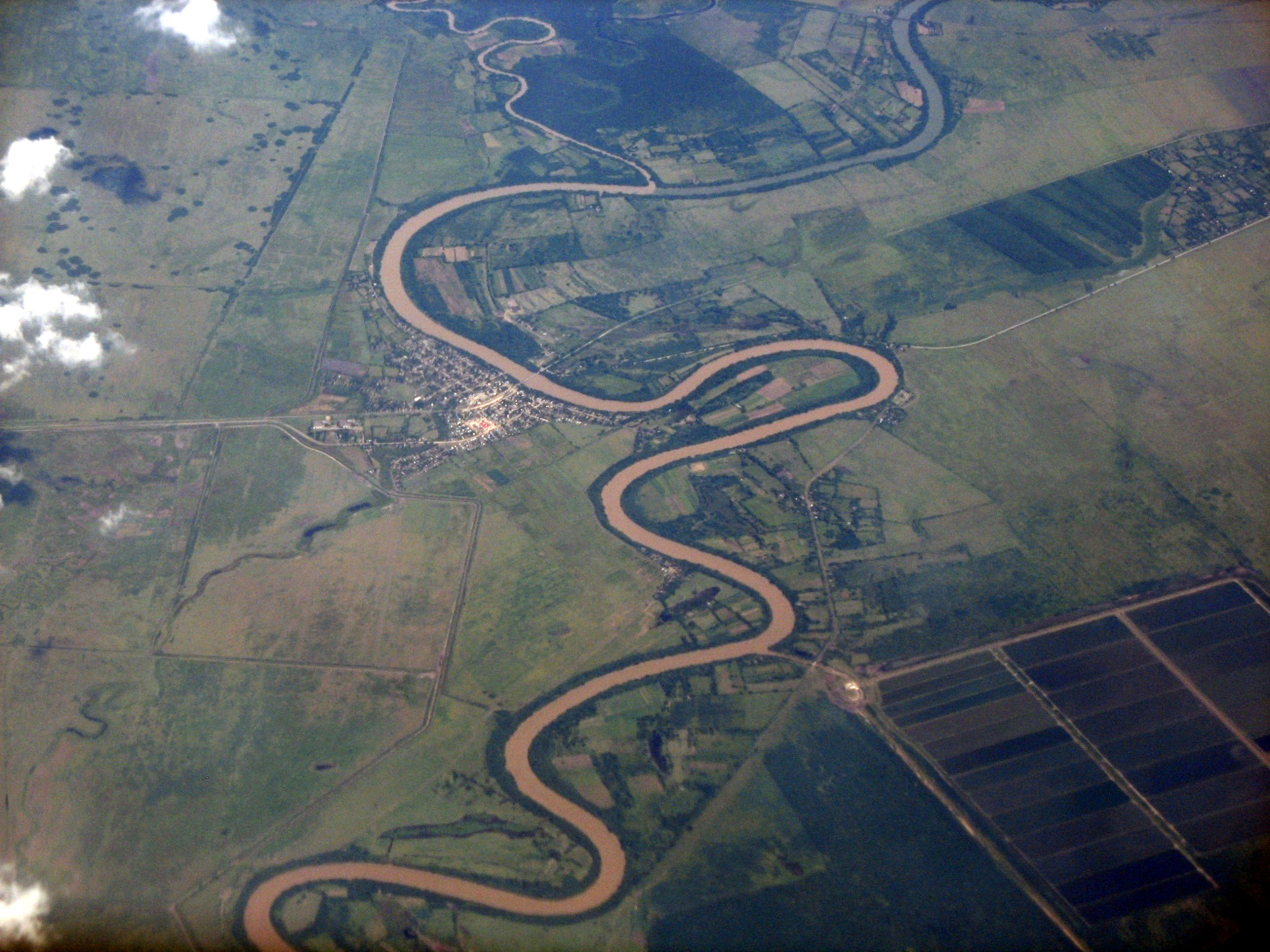meandering river