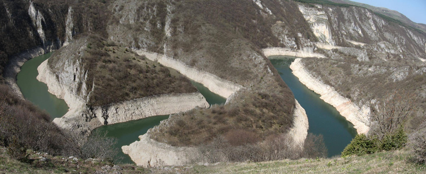 meandering river