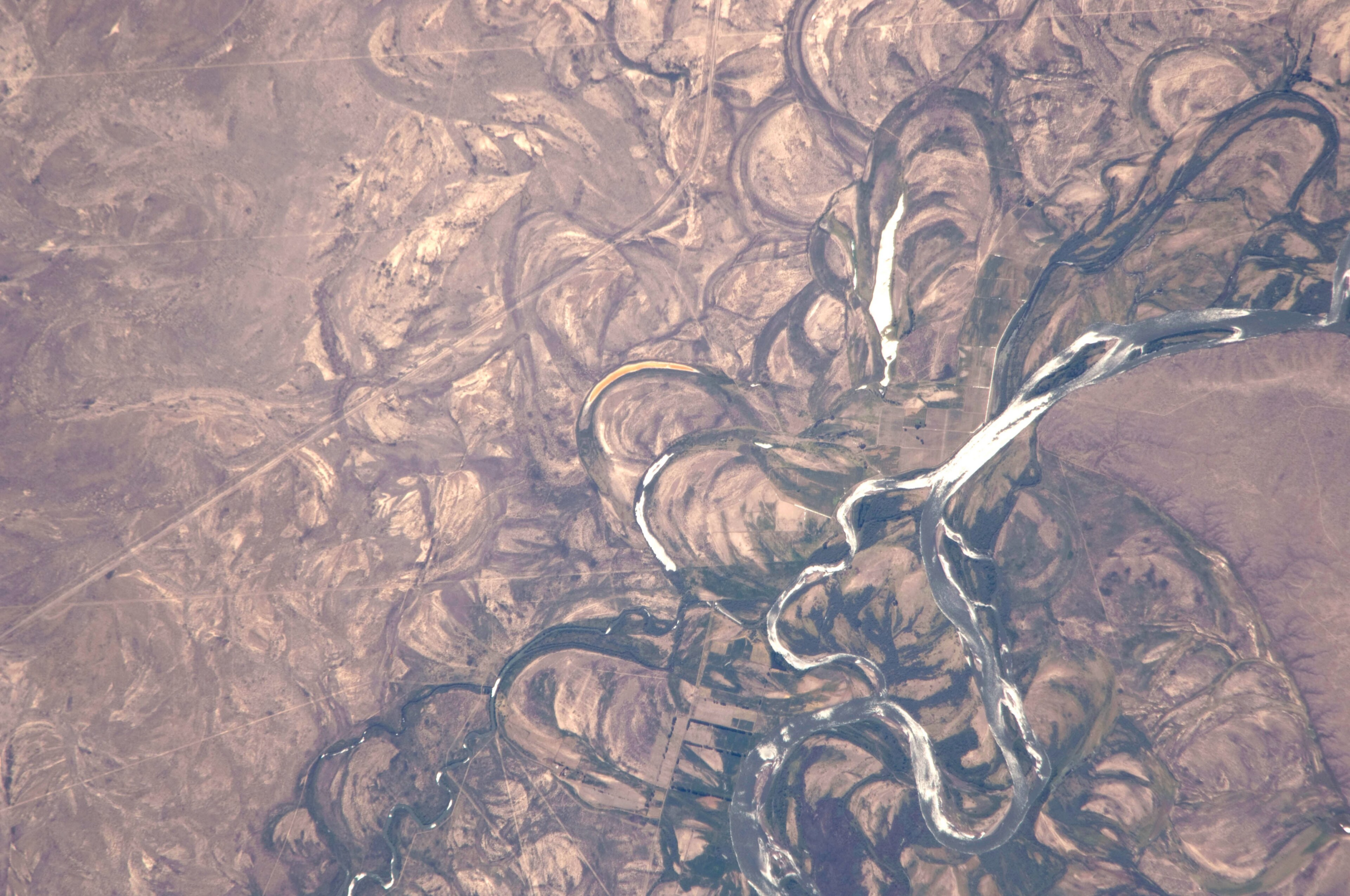meandering river