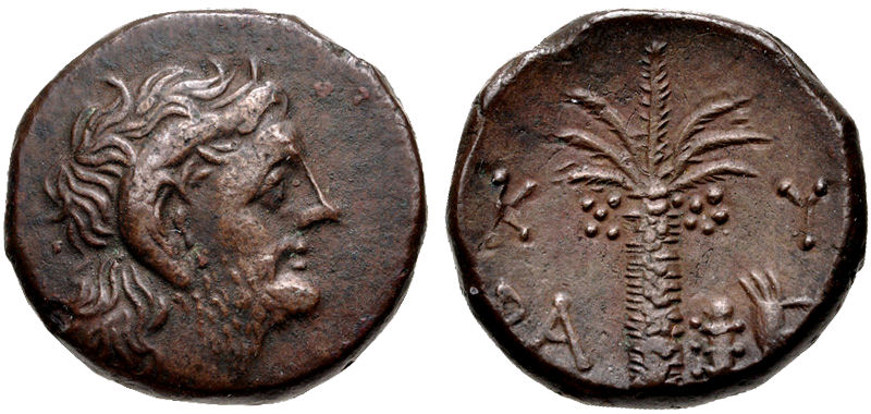 ancient Cyrene coin silphium